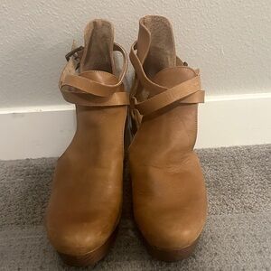 Free People Tan Ankle Booties 41